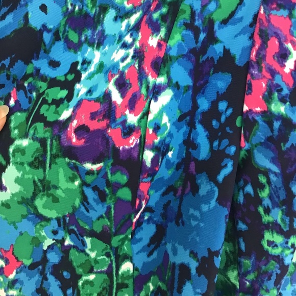 Beautiful church Ladies dressy Jacket Kim Rogers 8p petite Spring Turquoise NWOT - Picture 3 of 16